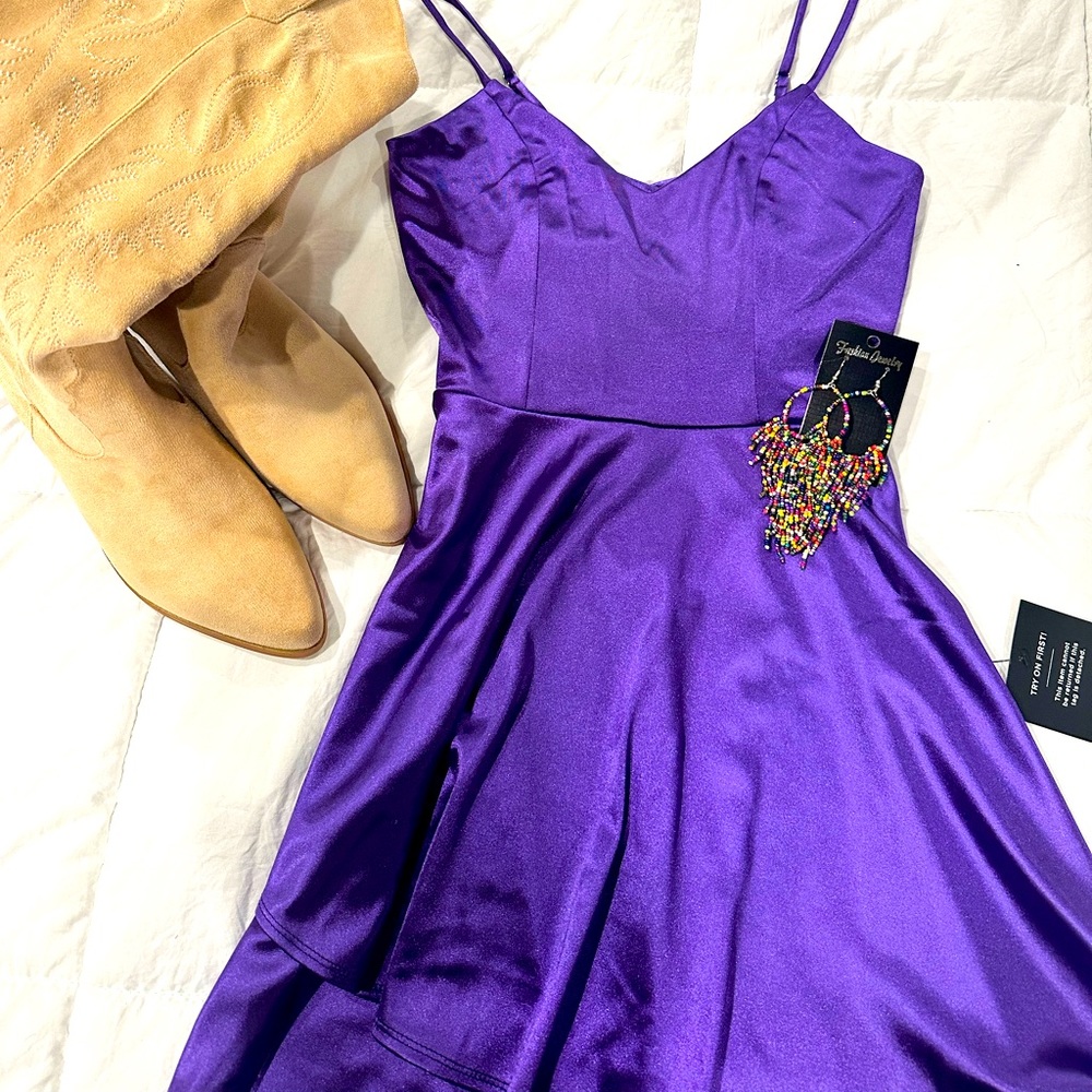 Outfit for Speak Now Era-dress and earrings.